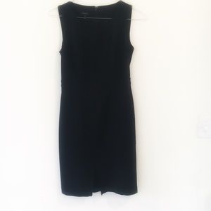 Talbots sleeveless black dress